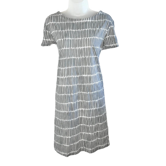 See Design Dresses & Skirts - See Design Donna Gorman Sage Green Geometric Print Shirt Tunic Dress Size M